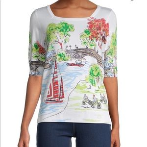 Joseph A. Knit Top ( size Small )